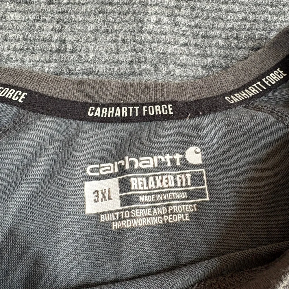 Carhartt Force Relaxed Fit Short Sleeve Pocket T-Shirt Mens 3XL Dark Gray 3700 - Picture 3 of 6